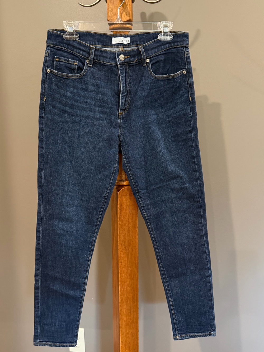LOFT Dark Blue Skinny-Leg Women’s Jeans